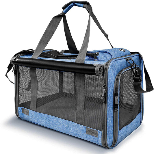 Pet Carrier for Large and Medium Cats, Soft-Sided Pet Carrier for Big Medium Cats and Puppy, Dog Carriers Cat Carriers,Pet Privacy Protection Travel Carrier
